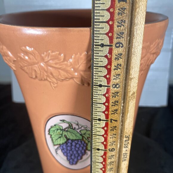 Large Vintage Glazed and Fired Terracotta Wine Cooler or Chiller,  Italy, - Picture 10 of 11